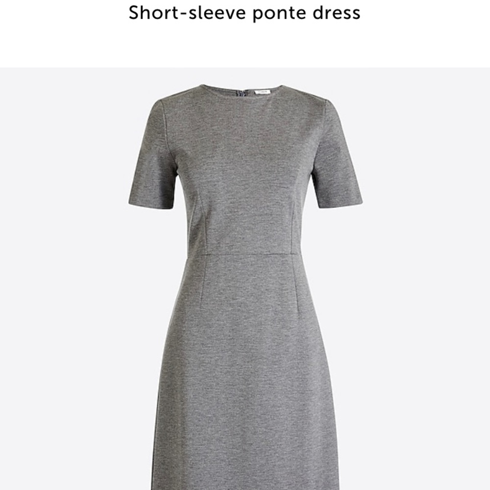 Short Sleeve Ponte Dress